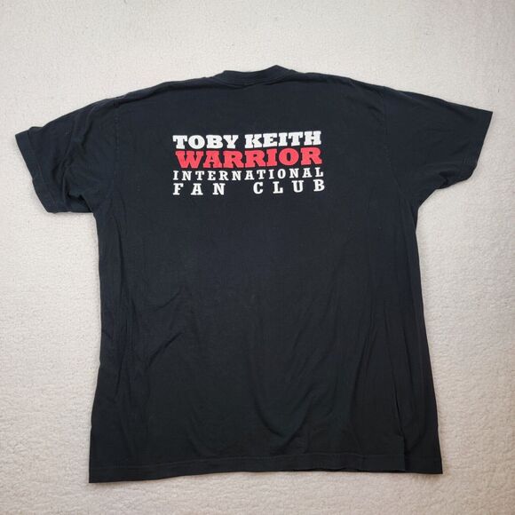 Toby Keith Warrior International Fan Club Shirt Portrait Mens Size 2XL - Picture 3 of 6